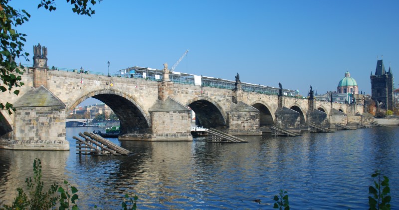 Ansicht der Karlsbrücke