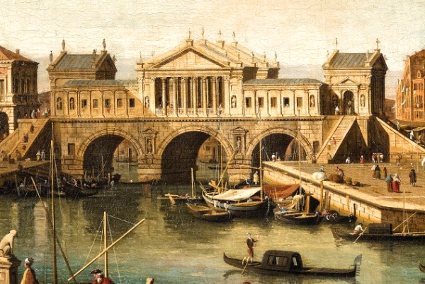 Entwurf Palladio, Gemälde von Canaletto