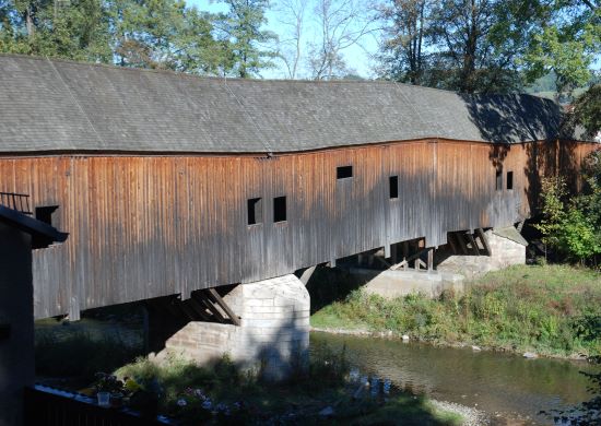 Holzbrücke in Wünschendorf